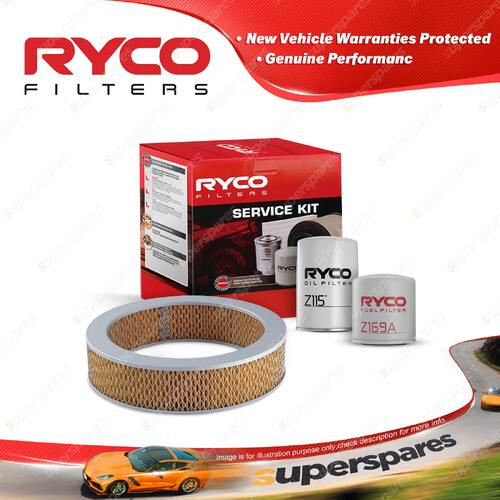Ryco Oil Air Fuel Filter Service Kit for Nissan 720 King Cab Pick-Up SD23 SD25