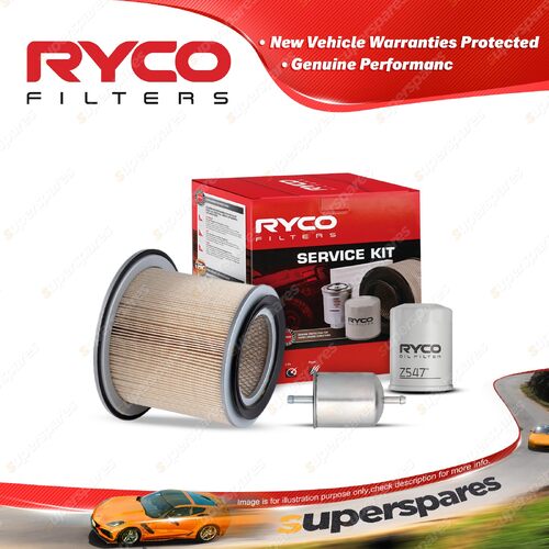 Ryco Oil Air Fuel Filter Service Kit for Nissan Patrol GU VI TB48DE II TB45E