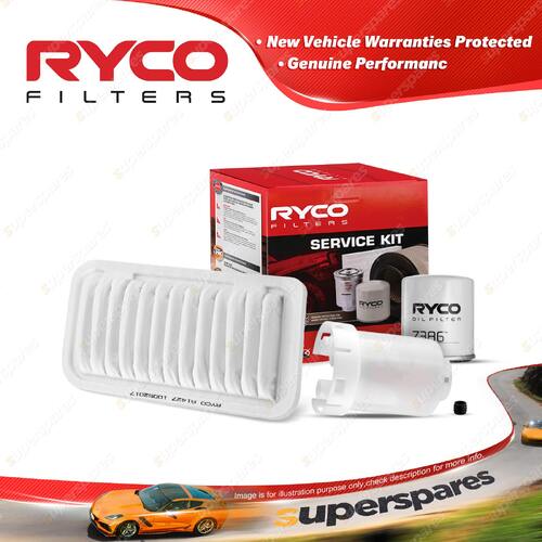 Ryco Oil Air Fuel Filter Service Kit for Toyota Echo NCP12 13 NCP10 09/1999-2005