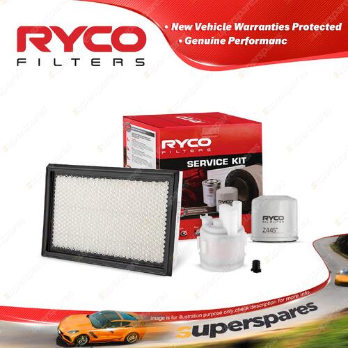 Ryco Oil Air Fuel Filter Service Kit for Nissan Pulsar N16 Skyline X-Trail