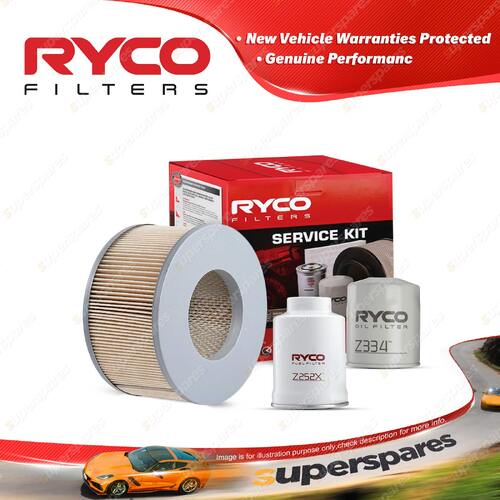 Ryco Oil Air Fuel Filter Service Kit for Toyota Hilux LN147 LN172 LN167 KZN165