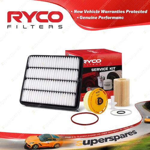 Ryco Oil Air Fuel Filter Service Kit for Toyota Landcruiser VDJ200 11/2007-On