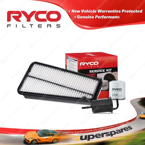 Ryco Oil Air Fuel Filter Service Kit for Toyota Landcruiser Prado GRJ120R 03-09