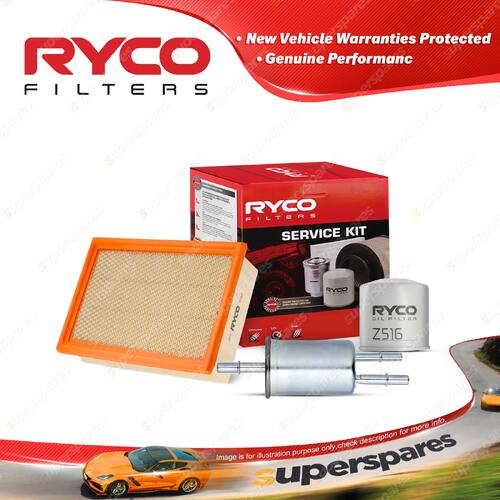 Ryco Oil Air Fuel Filter Service Kit for Ford Explorer UT UX UZ XZA 2ZA 02-08
