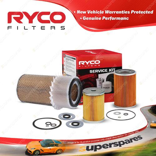 Ryco Oil Air Fuel Filter Service Kit for Isuzu S Series SCR480BS 6BD1 6BD1-T