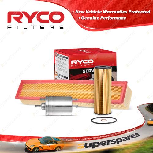 Ryco Oil Air Fuel Filter Service Kit for Mercedes Benz C200K S203 W203 2000-2002