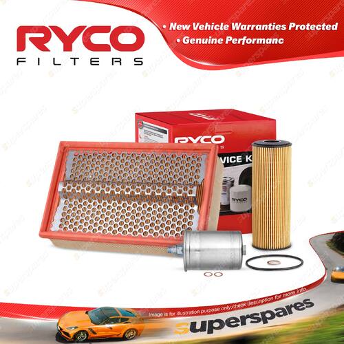 Ryco Oil Air Fuel Filter Service Kit for Mercedes Benz E220C C124 E220T S124