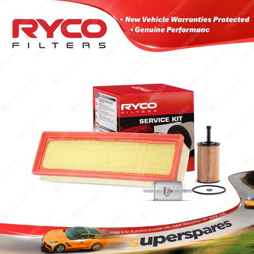 Ryco Oil Air Fuel Filter Service Kit for Citroen Berlingo Van C2 VTR VTS C3