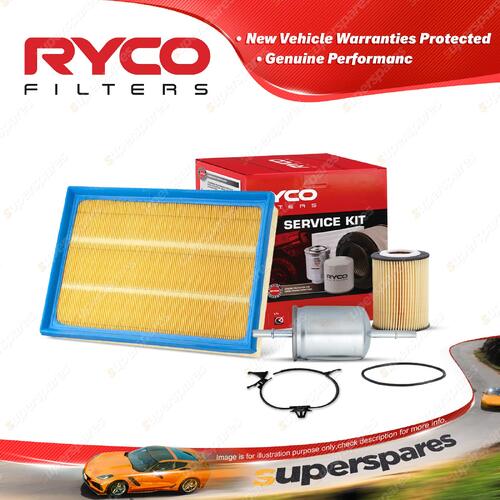 Ryco Oil Air Fuel Filter Service Kit for Holden Combo Van XC Z14XEP Barina XC