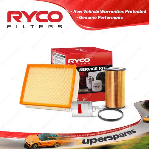 Ryco Oil Air Fuel Filter Service Kit for Audi A4 B7 2.0 TFSI 2005-2008