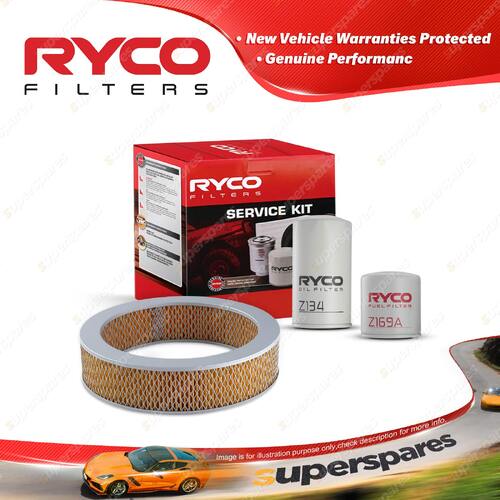 Ryco Oil Air Fuel Filter Service Kit for Nissan 720 King Cab Pick-Up 1979-1983
