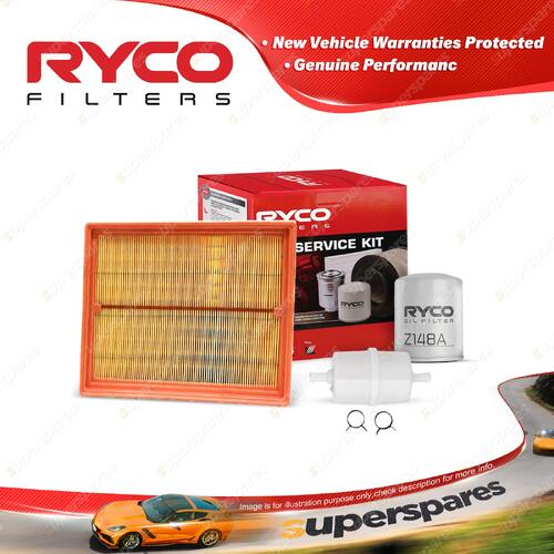 Ryco Oil Air Fuel Filter Service Kit for Mazda Capella Rx2 Rx4 LA22S