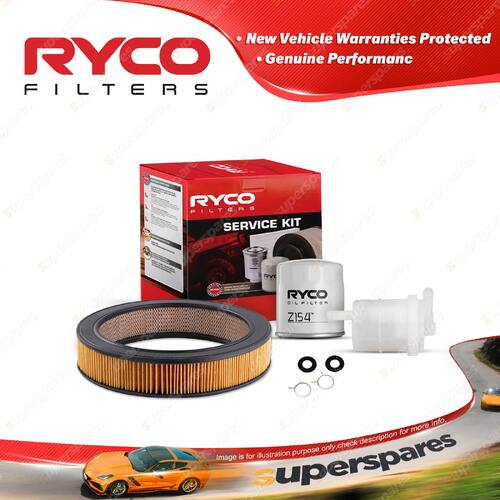 Ryco Oil Air Fuel Filter Service Kit for Holden Camira JD 16JH JB 1982-1986