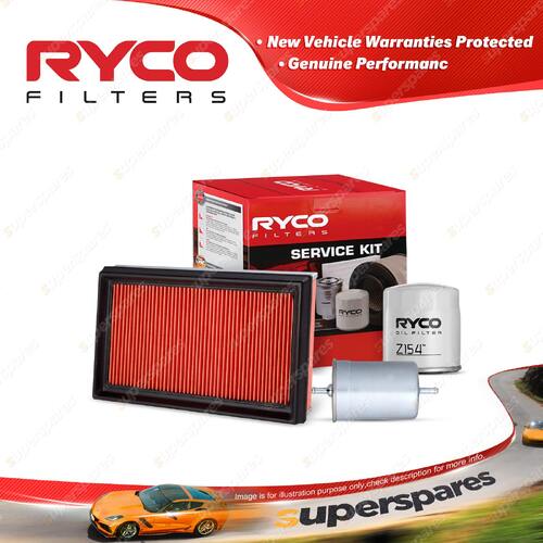 Ryco Oil Air Fuel Filter Service Kit for Holden Astra LD 4cyl 1.8L Petrol 18LE