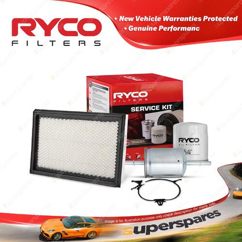 Ryco Oil Air Fuel Filter Service Kit for Holden Commodore VT VX Ute VU LN3