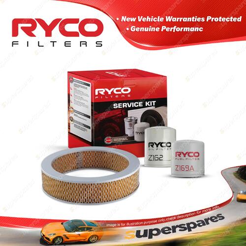 Ryco Oil Air Fuel Filter Service Kit for Jeep Cj 7 8 Hawke Laredo Overlander
