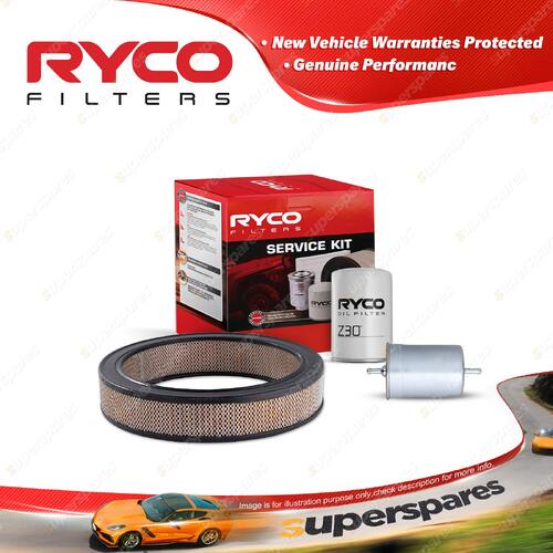 Ryco Oil Air Fuel Filter Service Kit for Holden Berlina Calais Commodore VL
