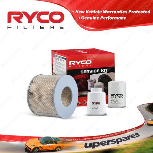 Ryco Oil Air Fuel Filter Service Kit for Daihatsu Delta V54 V57 V58 1984-2003