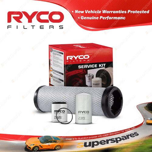 Ryco Oil Air Fuel Filter Service Kit for Hino Ranger Pro 7 GD1 9 FG1 2003-2008