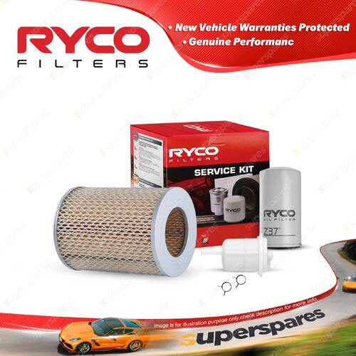 Ryco Oil Air Fuel Filter Service Kit for Nissan Caball C240 C340 1967-1973