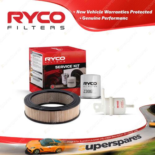 Ryco Oil Air Fuel Filter Service Kit for Daihatsu Charade G102 G200 202 202B 100