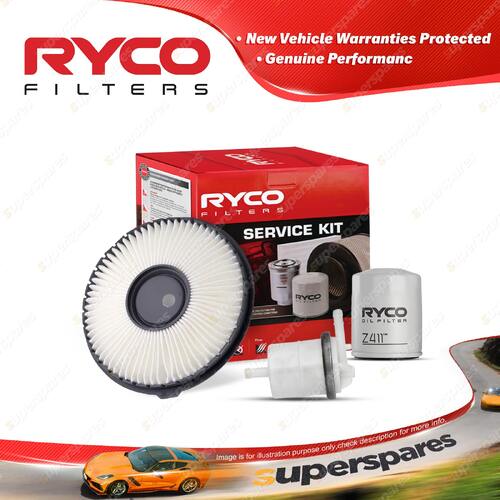Ryco Oil Air Fuel Filter Service Kit for Mitsubishi Lancer Sedan CC 4G15