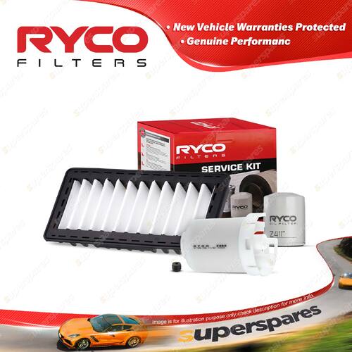 Ryco Oil Air Fuel Filter Service Kit for Mitsubishi Colt RG 08/2004-On