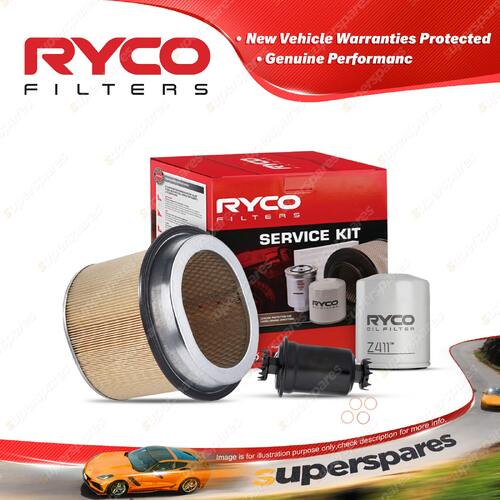 Ryco Oil Air Fuel Filter Service Kit for Mitsubishi Lancer CB 1.5 1.6 91-92