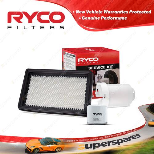Ryco Oil Air Fuel Filter Service Kit for Mazda 323 Protege BJ B6D ZMD BPD FPD