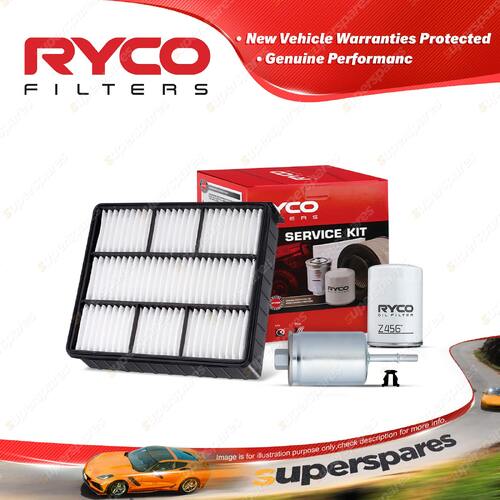 Ryco Oil Air Fuel Filter Service Kit for Mitsubishi Magna TL 6G74-S4 TW LPG