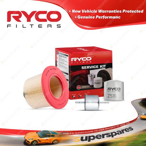 Ryco Oil Air Fuel Filter Service Kit for Ford F250 RM RN 2001-2007