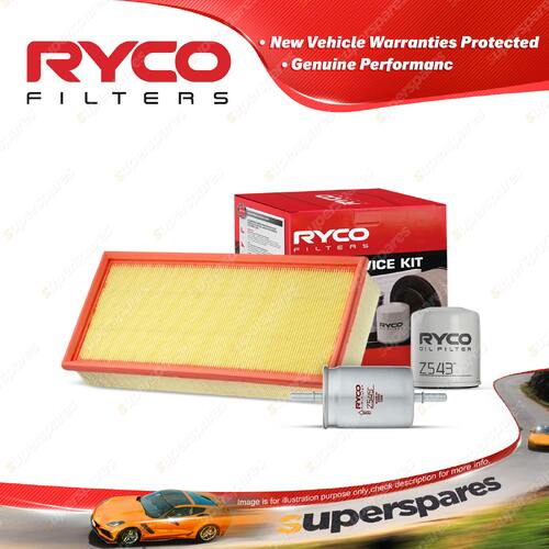 Ryco Oil Air Fuel Filter Service Kit for Citroen C5 2.0i 4cyl 2L Petrol