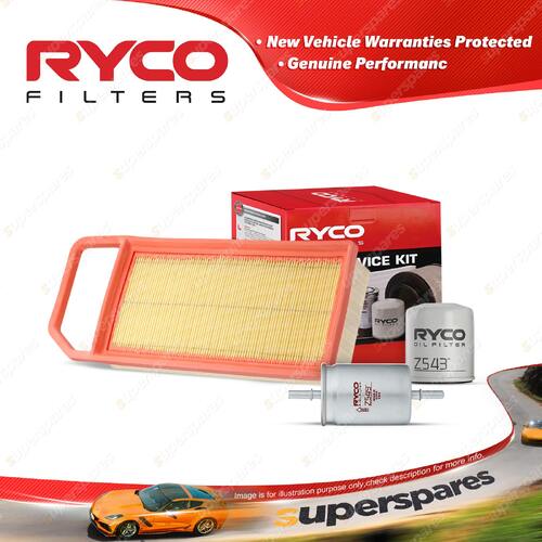 Ryco Oil Air Fuel Filter Service Kit for Peugeot 407 ST SV 2004-2009
