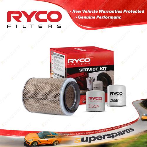 Ryco Oil Air Fuel Filter Service Kit for Holden Shuttle WFR11 1982-1991