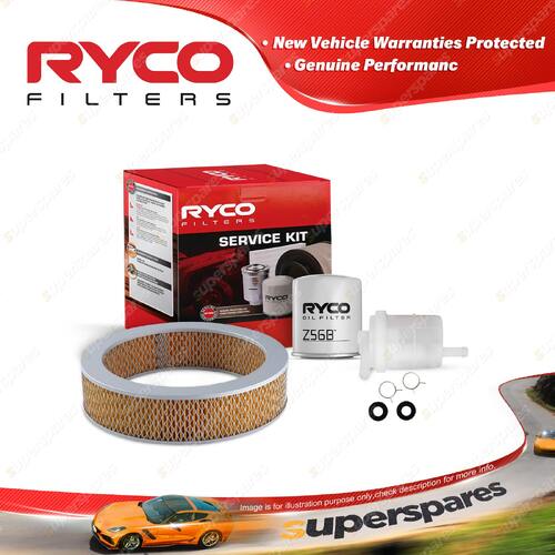Ryco Oil Air Fuel Filter Service Kit for Holden Gemini TF TG 1982-1985