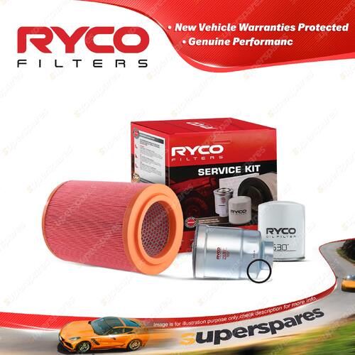 Ryco Oil Air Fuel Filter Service Kit for Kia K2700 PU TU 04/2005-03/2008