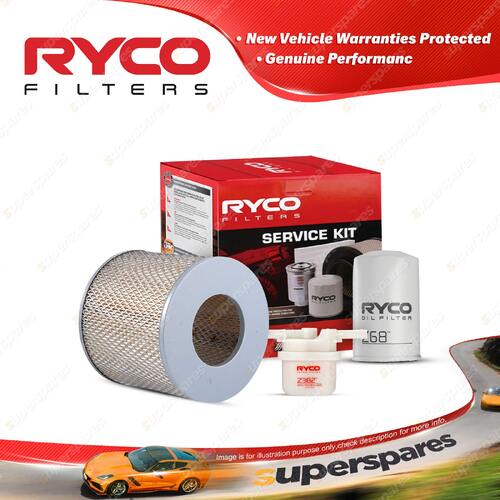 Ryco Oil Air Fuel Filter Service Kit for Toyota Dyna YH81R 100 YH81 1985-1995