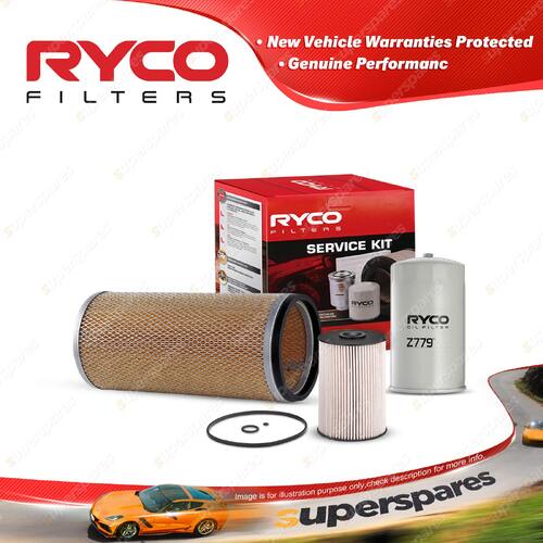 Ryco Oil Air Fuel Filter Service Kit for Hino 500 Series 2630 2632 FM1A