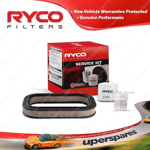 Ryco Oil Air Fuel Filter Service Kit for Honda Accord CA 1986-1989