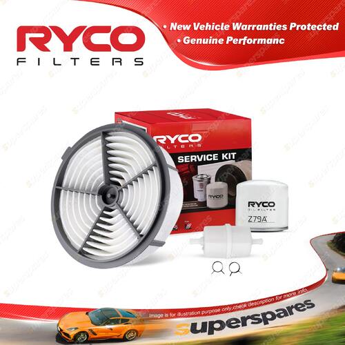 Ryco Oil Air Fuel Filter Service Kit for Holden Rodeo KB43 KB49 TFR16 TFR25 R7