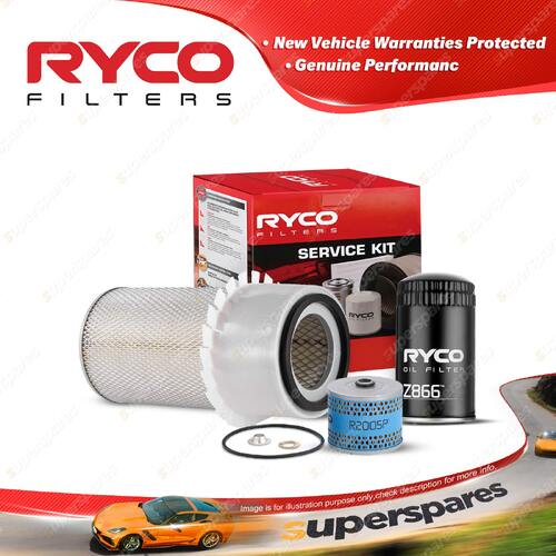 Ryco Oil Air Fuel Filter Service Kit for Volvo Tractor T800 TD50 TD60 D50 D60