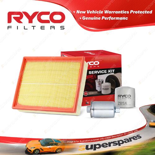Ryco Oil Air Fuel Filter Service Kit for Landrover Range Rover 05/1995-07/2002