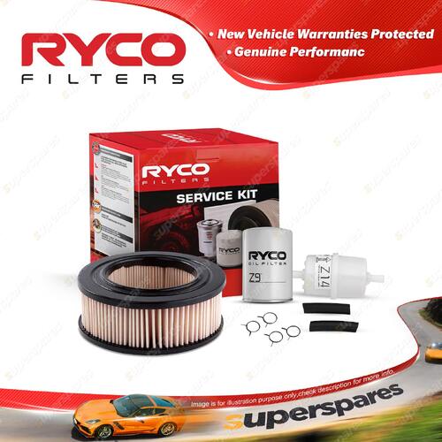 Ryco Oil Air Fuel Filter Service Kit for Ford Cortina MK2 inc GT MK1 GT500