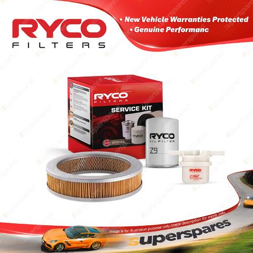 Ryco Oil Air Fuel Filter Service Kit for Toyota Coaster RU18 RU19 1971-1977