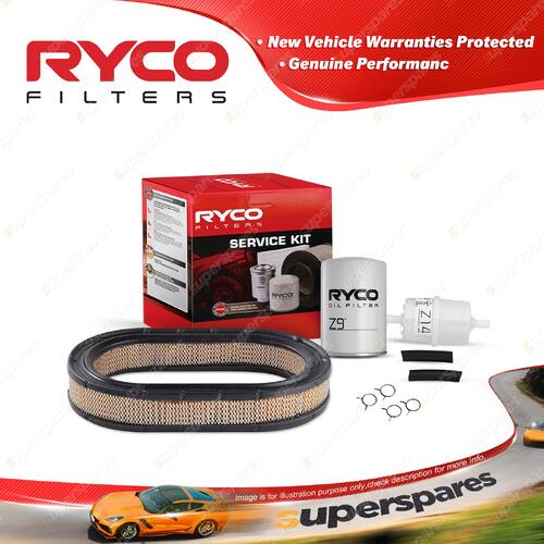 Ryco Oil Air Fuel Filter Service Kit for Ford Falcon XC XD 200ci 250ci