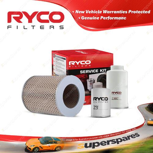 Ryco Oil Air Fuel Filter Service Kit for Toyota Hiace LH50 SWB LH60 LH70 LWB