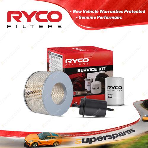 Ryco Oil Air Fuel Filter Service Kit for Landcruiser FJ60 FJ62 FJ73 FJ80 70 75