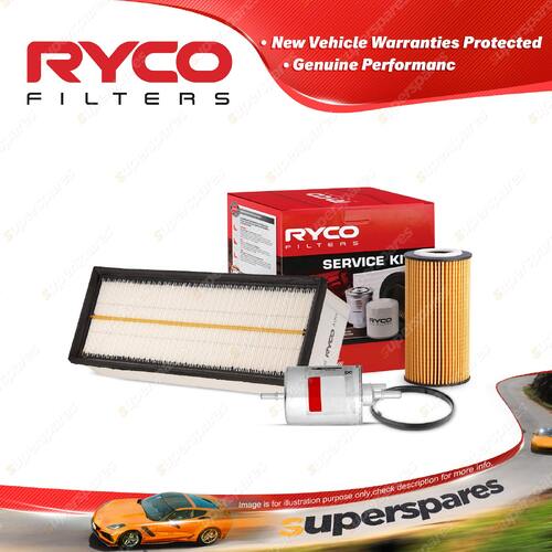 Ryco Oil Air Fuel Filter Service Kit for Audi A4 B7 2.0 TFSI 10/2007-08/2009