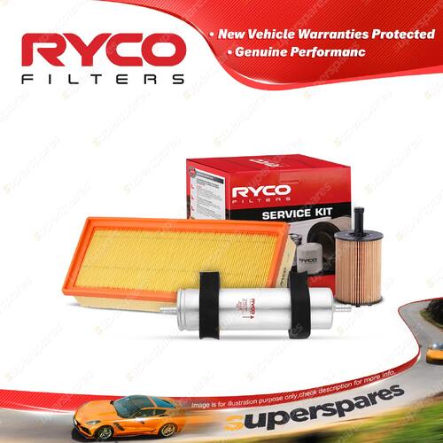 Ryco Oil Air Fuel Filter Service Kit for Audi Q5 8R 2.0 TDI Qt 03/2009-09/2010