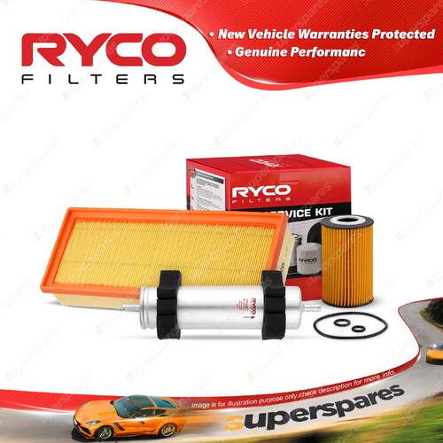 Ryco Oil Air Fuel Filter Service Kit for Audi Q5 8R 2.0 TDI Qt 10/2010-On